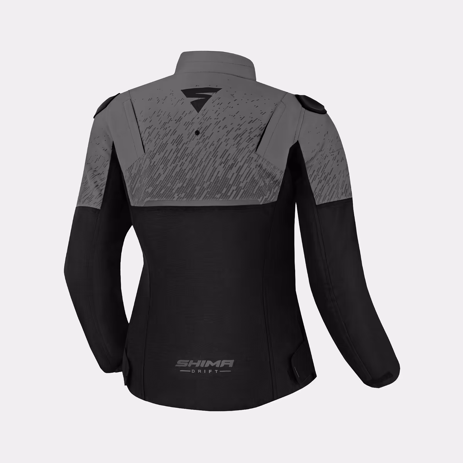 SHIMA_DRIFT_Lady_Grey_back_1600px_Motorcycle_Jacket_Men