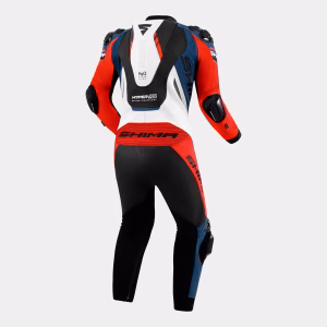 SHIMA_HyperRS_BACK_WHITE_BLUE_RED_2500x2500_Motorcycle_Suit