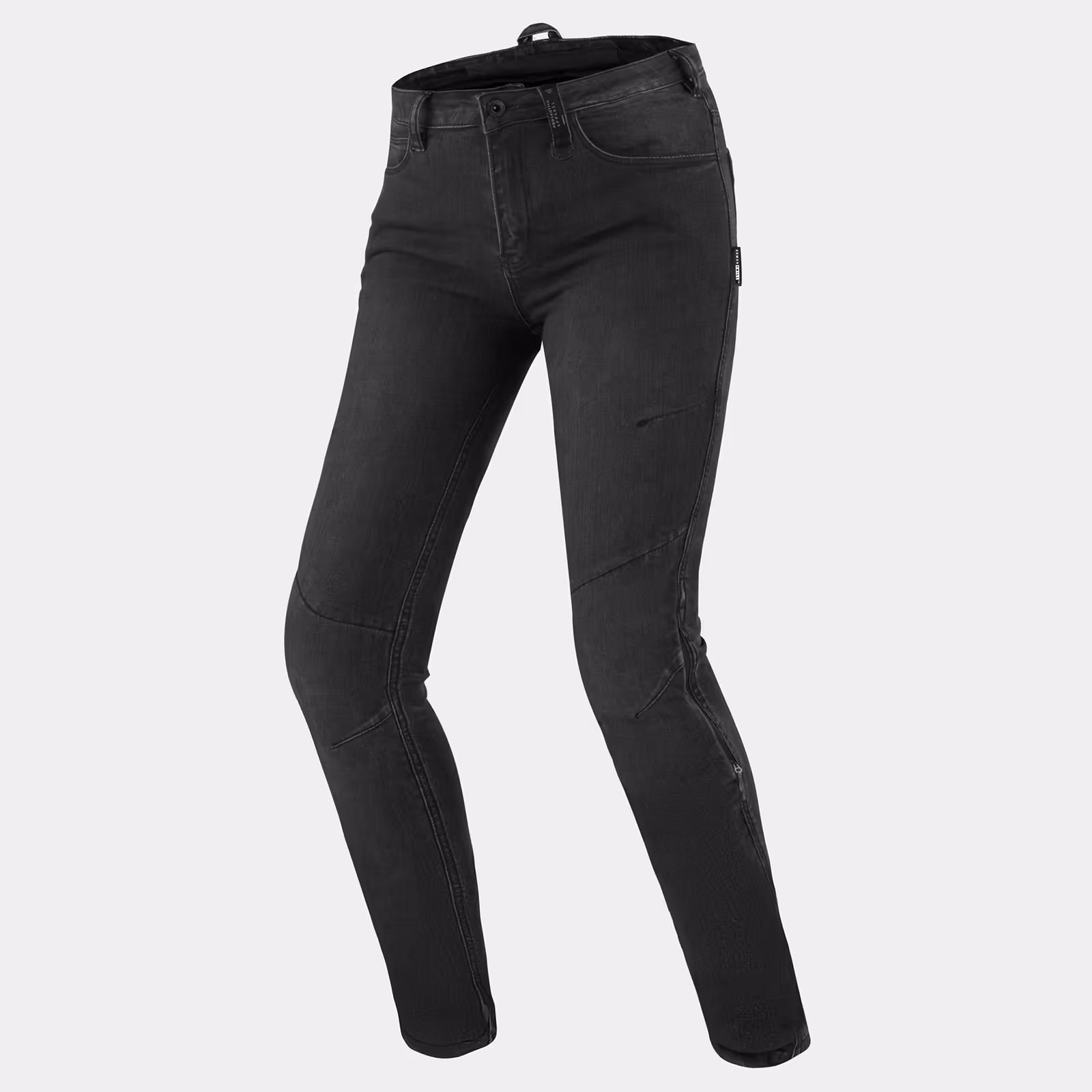 SHIMA_METRO_LADY BLACK_FRONT_2500X2500_Motorcycle_jeans
