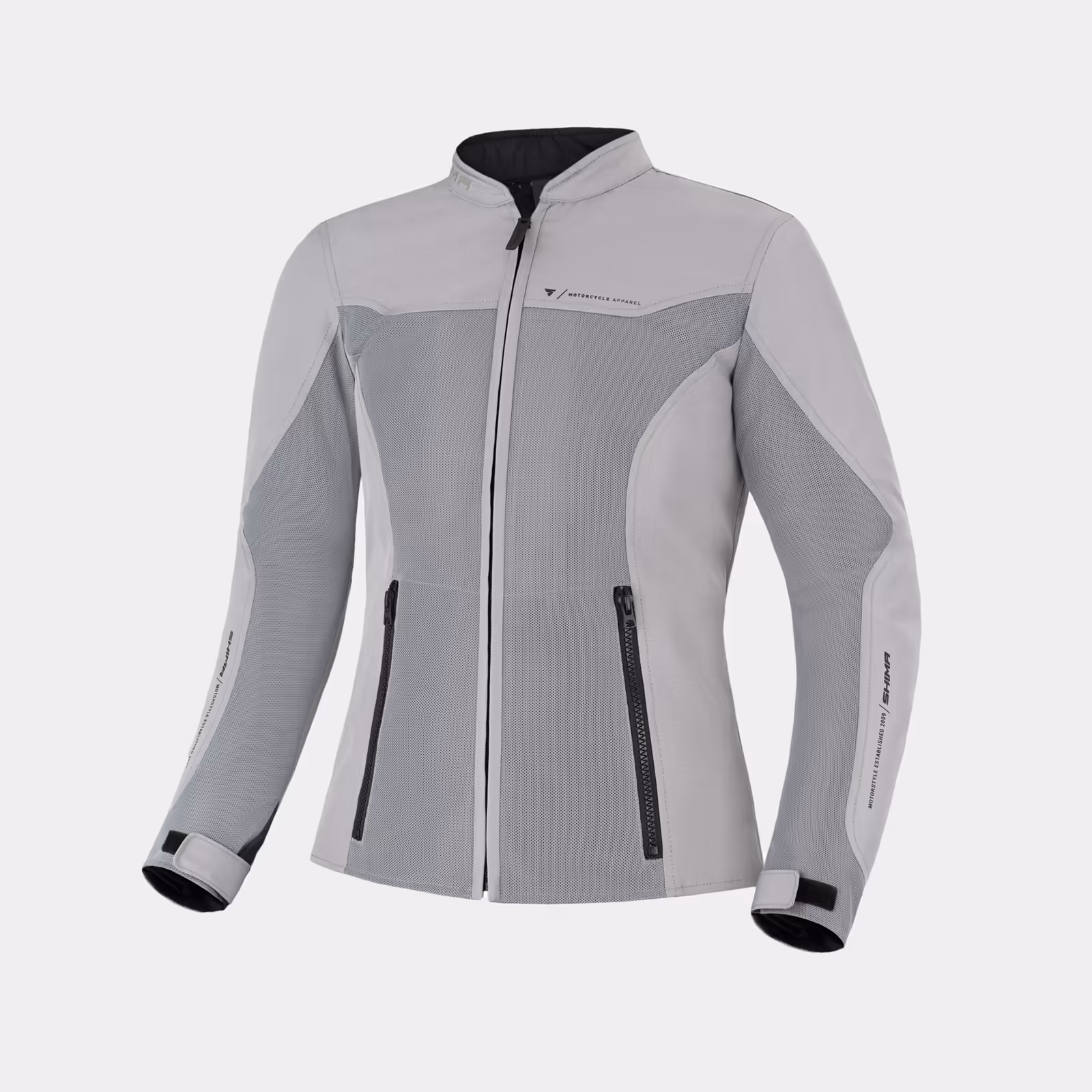 SHIMA_OPENAIR_Lady_jacket_grey_front_1600px_Motorcycle_Jacket_Women