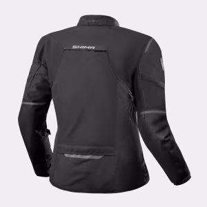 SHIMA_RUSH_JAKET_LADY_BLACK_BACK_2500X2500_Motorcycle_Jacket_Women