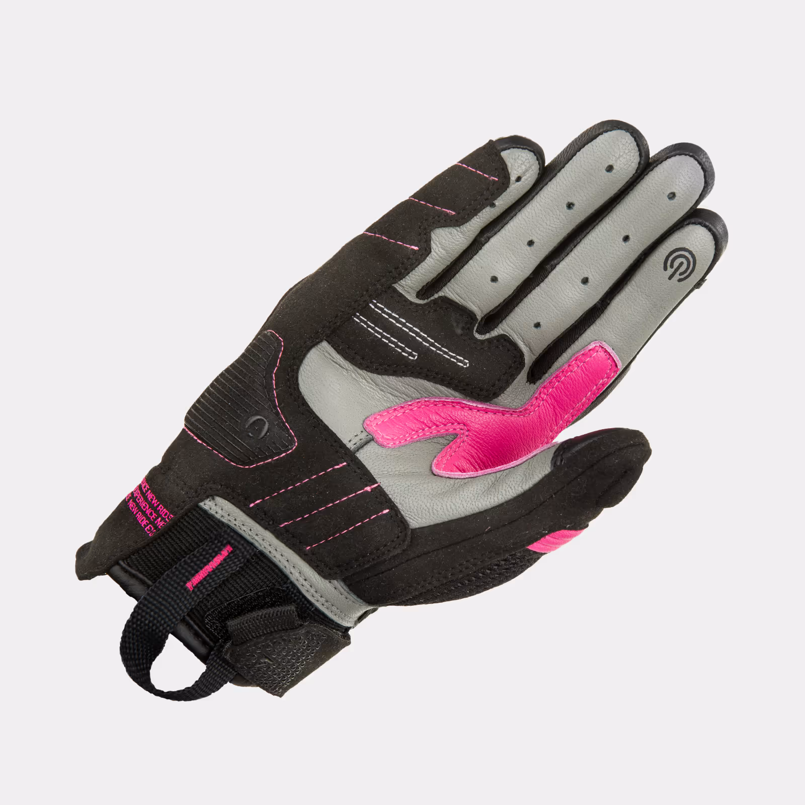 XBreeze2_Lady_Gloves_fucsia_FRONT_1600x1600_Motorcycle_gloves